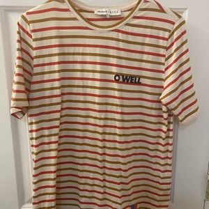 Madewell x Kule O Well Graphic Striped Modern Tee